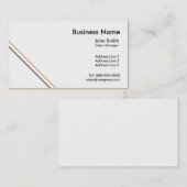 Einfache Geschäfts-Karten-Vorlagen Visitenkarte (Vorne/Hinten)