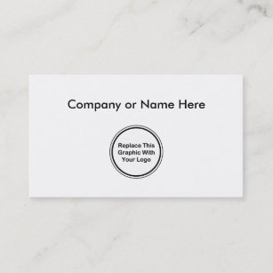 Einfache Geschäfts-Logo-Schablone Visitenkarte