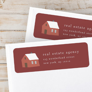 Einfache Geschäftsadresse für Real Anwesen