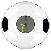 EINFACHE GESCHÄFTSEIGENE LOGO-FIRMA BRANDING WHITE FUßBALL (Gedreht)