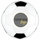 EINFACHE GESCHÄFTSEIGENE LOGO-FIRMA BRANDING WHITE FUßBALL (Vorderseite)