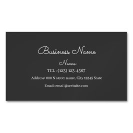 EINFACHE GESCHÄFTSKARTE MAGNETISCHE VISITENKARTE