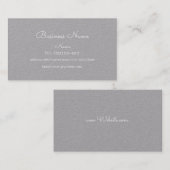 EINFACHE GESCHÄFTSKARTE VISITENKARTE (Vorne/Hinten)