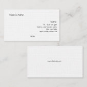 EINFACHE GESCHÄFTSKARTE VISITENKARTE (Vorne/Hinten)