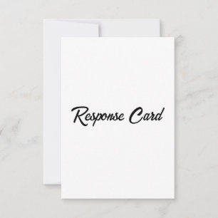 Einfache Geschäftswerbung 3,5" x 5" RSVP Karte