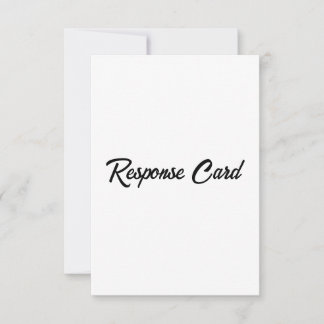 Einfache Geschäftswerbung 3,5" x 5" RSVP Karte
