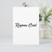 Einfache Geschäftswerbung 3,5" x 5" RSVP Karte (Stehend Vorderseite)