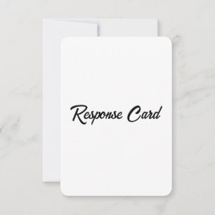 Einfache Geschäftswerbung 3,5" x 5" RSVP Karte