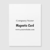 Einfache Geschäftswerbung 4,25"x5,6" Magnetkarte (Vorderseite)