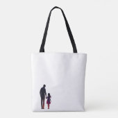 EINFACHE GESCHENK LIEBE VATER TOCHTER TASCHE (Rückseite)
