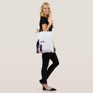 EINFACHE GESCHENK LIEBE VATER TOCHTER  TASCHE