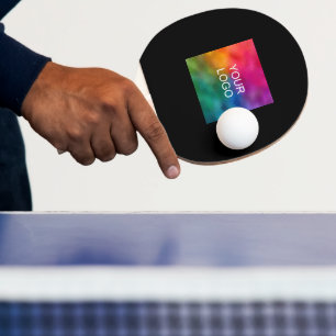 Einfache Gestaltung des Firmenlogos Tischtennis Schläger