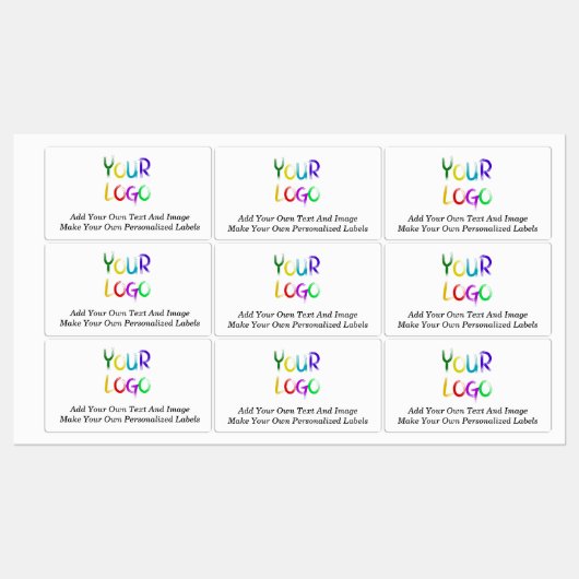 Einfache Gestaltung Ihrer eigenen, maßgeschneidert Etiketten (Blatt)