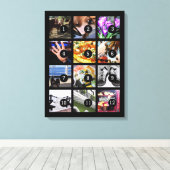 Einfache Gestaltung Ihres eigenen Fotos Kunst mit  Leinwanddruck (Insitu (Holzboden))