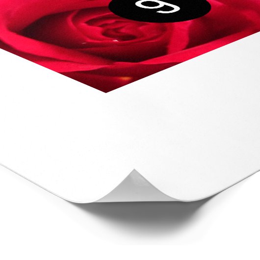 Einfache Gestaltung Ihres eigenen Fotos Kunst mit Poster (Ecke)