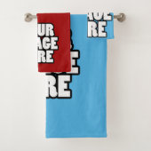 Einfache Gestaltung Ihres eigenen Personalisierten Badhandtuch Set (Insitu)