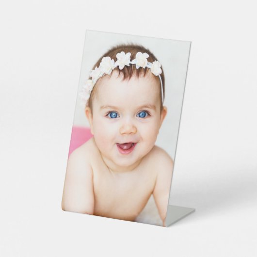 Einfache Gestaltung Ihres eigenen Personalisierten Sockelschild (Vorderseite)