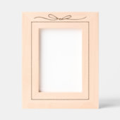 Einfache getippte Ribbon Urlaub Geätzte Rahmen (Vorderseite)