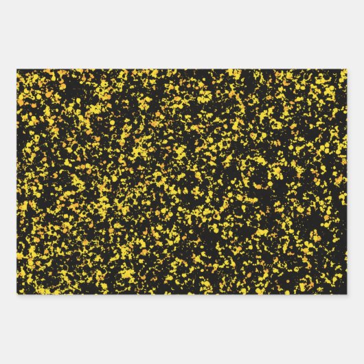 Einfache, getupfte Farbe Geschenkpapier Set (Vorderseite 3)