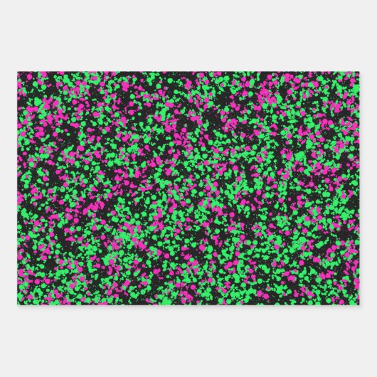 Einfache, getupfte Farbe Geschenkpapier Set (Vorderseite 2)