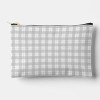 Einfache Gingham Style Light Grau Kariert