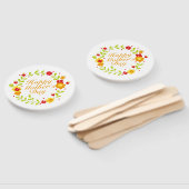 Einfache glückliche Mutter Tag Blumenkranz Hand Fa Fächer (Non-assembled)