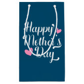 Einfache glückliche Muttertagskalligrafie| Geschen Kleine Geschenktüte (Rückseite)