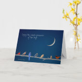 Einfache Glückwünsche: Happy bird Day!: Card! Karte (Gelbe Blume)