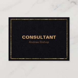 Einfache Gold Frame Classic Visitenkarte