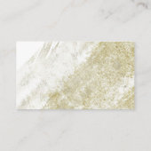 Einfache Gold & Green Baby Dusche Buchanfrage Begleitkarte (Rückseite)