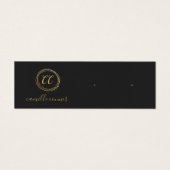 Einfache Gold Monogram Schmuck Designer Stud Earri (Vorderseite)