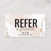 Einfache Gold-Reader-Karte Visitenkarte (Vorderseite)