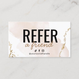 Einfache Gold-Reader-Karte Visitenkarte