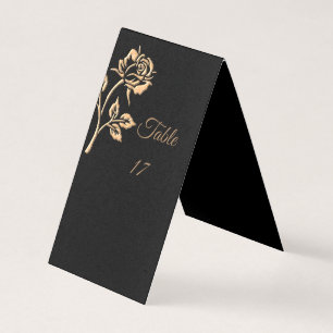 Einfache Gold-Rose