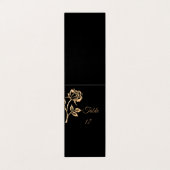 Einfache Gold-Rose (Außenseite Aufgefaltet)