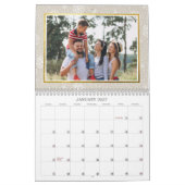 Einfache Gold Script Frohe Weihnachten 2 Foto Coll Kalender (Jan 2027)