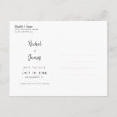 Einfache Goldaufkleber Postkarte (Rückseite)