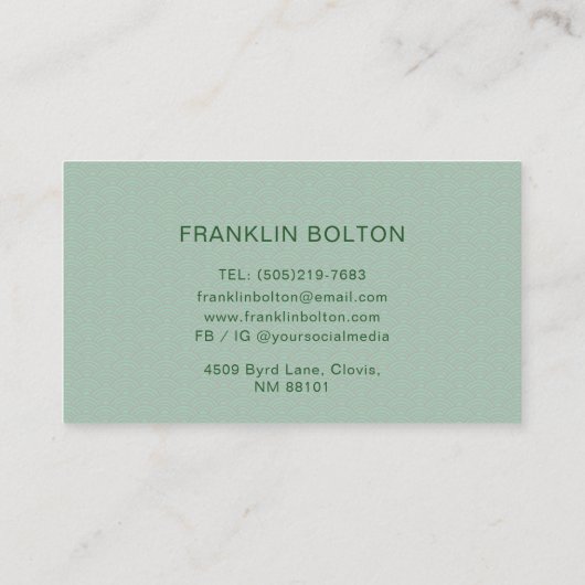 Einfache goldene Abstrakte Wolkenstruktur Visitenkarte (Rückseite)