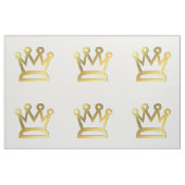 Einfache goldene Kronenstoffprobe Stoff (Fat Quarter (45,7 x 55,9 cm))
