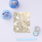 Einfache goldene Wasserfarbe moderne tropische Pal Flyer (Einzeln)