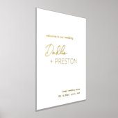 Einfache Goldfolie Moderne Hochzeit Foliendrucke (Ablage )