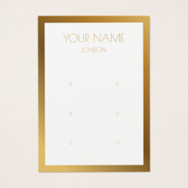 Einfache Goldgrenzensichtkarte