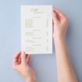 Einfache Goldpreisliste für moderne Zeiten Flyer (Handgriff)