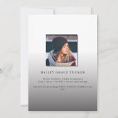 Einfache GRAD-Overlay JEDES JAHRES-Abschlusses Ankündigung (Rückseite)