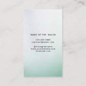 Einfache Gradient Beauty Salon Anreise Karte (Rückseite)