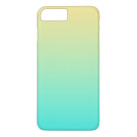 Einfache Gradient Pastell Gelb Türkis