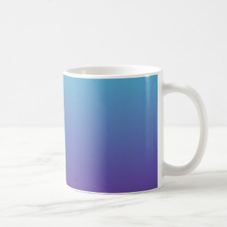 Einfache Gradienten Hintergrund Lila Türkisblau Kaffeetasse