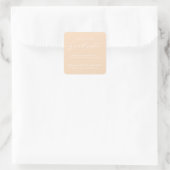 EINFACHE GRADUATKALLIGRAPHIE | DANK IHNEN STICKER (Tasche)