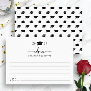 Einfache Graduiertenberatungskarte Begleitkarte