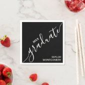 Einfache Graduierungspartei Serviette (Beispiel)